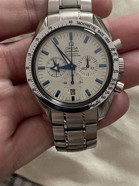 omega speedmaster broad arrow white dial|omega speedmaster ck2915 for sale.